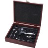 Coffret à vin personnalisable de 9 pièces - Emil Matières : métal Couleurs : brun objet promotionnel éco-responsable