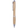 Stylo bille  en bambou personnalisé Carson Matières : bambou Couleurs : brun cadeau entreprise pas cher
