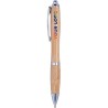 Stylo bille  en bambou personnalisé Carson Matières : bambou Couleurs : brun goodies publicitaire événementiel