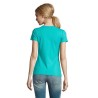 T-Shirt Femme Personnalisé 190g Confort et Style - Imperial Women Matières : coton Taille textile : S Couleurs : bleu caraïbes m