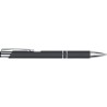Stylo bille en métal personnalisable Yvette Matières : aluminium Couleurs : noir cadeau client original