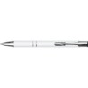 Stylo bille en métal personnalisable Yvette Matières : aluminium Couleurs : blanc personnalisable avec votre logo