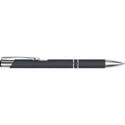 Stylo bille en métal personnalisable Yvette Matières : aluminium Couleurs : blanc impression logo haute qualité