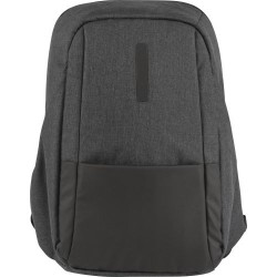 Sac à dos porte-ordinateur personnalisé en PVC Aliza Matières : PVC Couleurs : noir cadeau entreprise pas cher