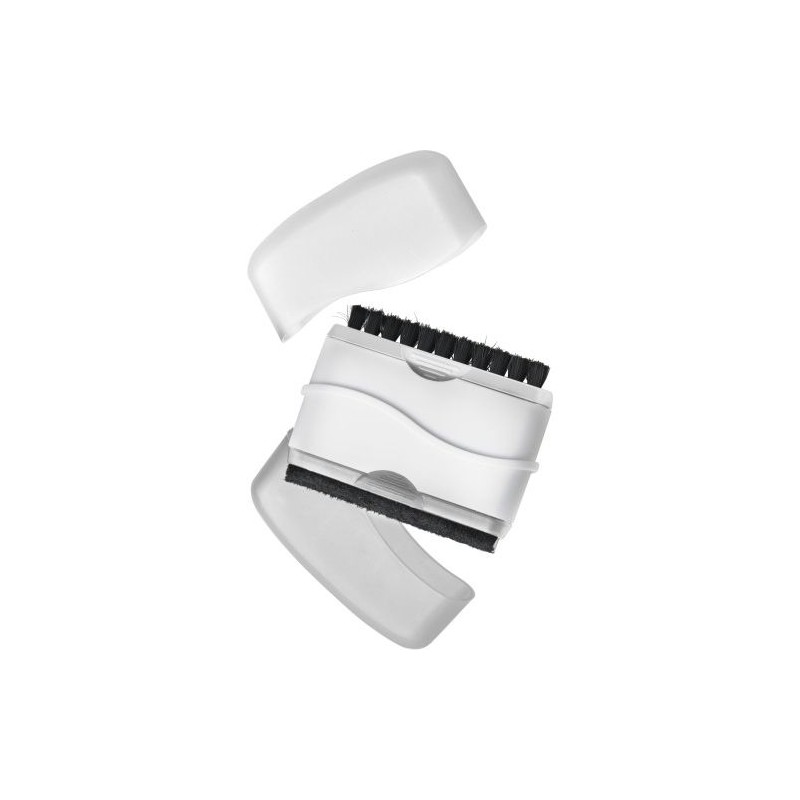 Nettoyeur d'écran pratique personnalisé pour bureau - Leah Matières : velours Couleurs : blanc impression haute définition