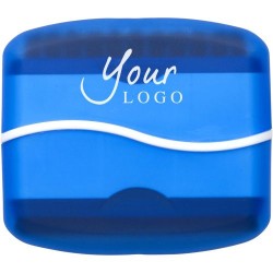 Nettoyeur d'écran pratique personnalisé pour bureau - Leah Matières : velours Couleurs : blanc cadeau collaborateur premium