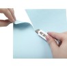 Cutter pratique en plastique personnalisé pour bureau Julien Matières : métal Couleurs : blanc marquage laser ultra précis