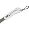 Cutter pratique en plastique personnalisé pour bureau Julien Matières : métal Couleurs : blanc objet promotionnel éco-responsabl