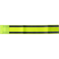 Brassard réfléchissant de sécurité et d'efficacité personnalisé Danilo Matières : élasthanne Couleurs : jaune