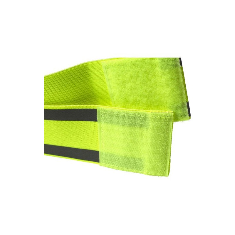 Brassard réfléchissant de sécurité et d'efficacité personnalisé Danilo Matières : élasthanne Couleurs : jaune cadeau entreprise 