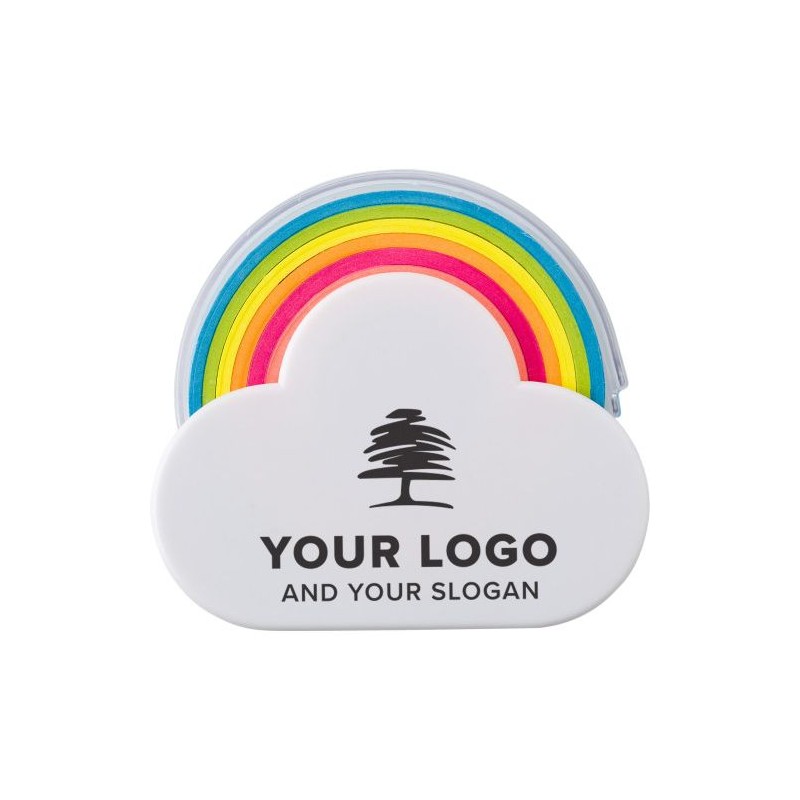 Dévidoir publicitaire de rubans - Francesco Matières : papier Couleurs : blanc personnalisable avec votre logo