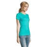 T-Shirt Femme Personnalisé 190g Confort et Style - Imperial Women Matières : coton Taille textile : XXL Couleurs : bleu caraïbes