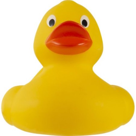 Canard ludique en PVC publicitaire - Mirta Matières : plastique Couleurs : jaune personnalisable avec votre logo