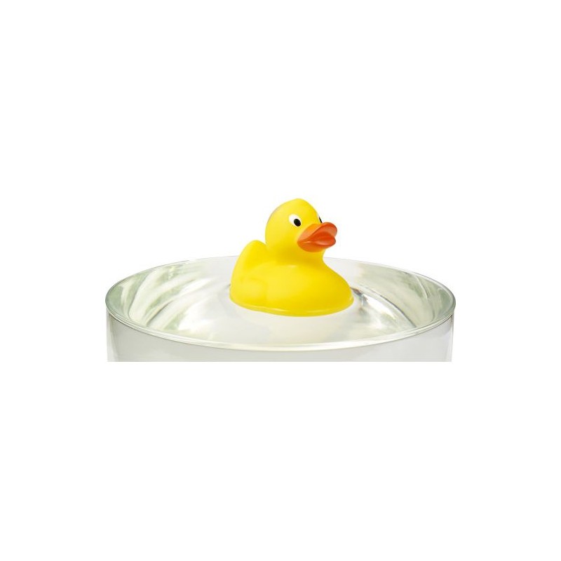 Canard ludique en PVC publicitaire - Mirta Matières : plastique Couleurs : jaune impression haute définition