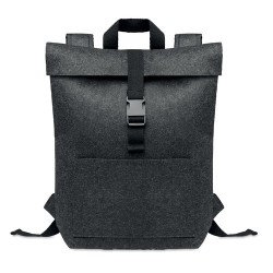 Sac à dos  en feutre RPET personnalisé INDICO PACK Matières : PET recyclé Couleurs : pierre cadeau entreprise pas cher