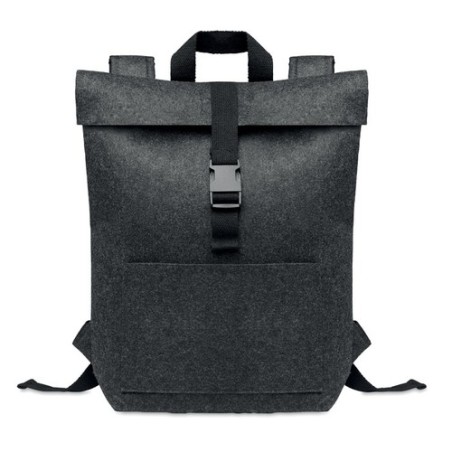 Sac à dos  en feutre RPET personnalisé INDICO PACK Matières : PET recyclé Couleurs : pierre cadeau entreprise pas cher