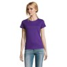 T-Shirt Femme Personnalisé 190g Confort et Style - Imperial Women Matières : coton Taille textile : L Couleurs : violet foncé ca