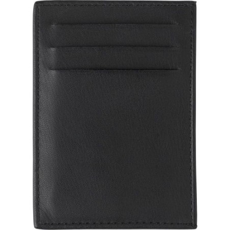 Porte-cartes RFID en cuir personnalisé Logan Matières : cuir Couleurs : noir