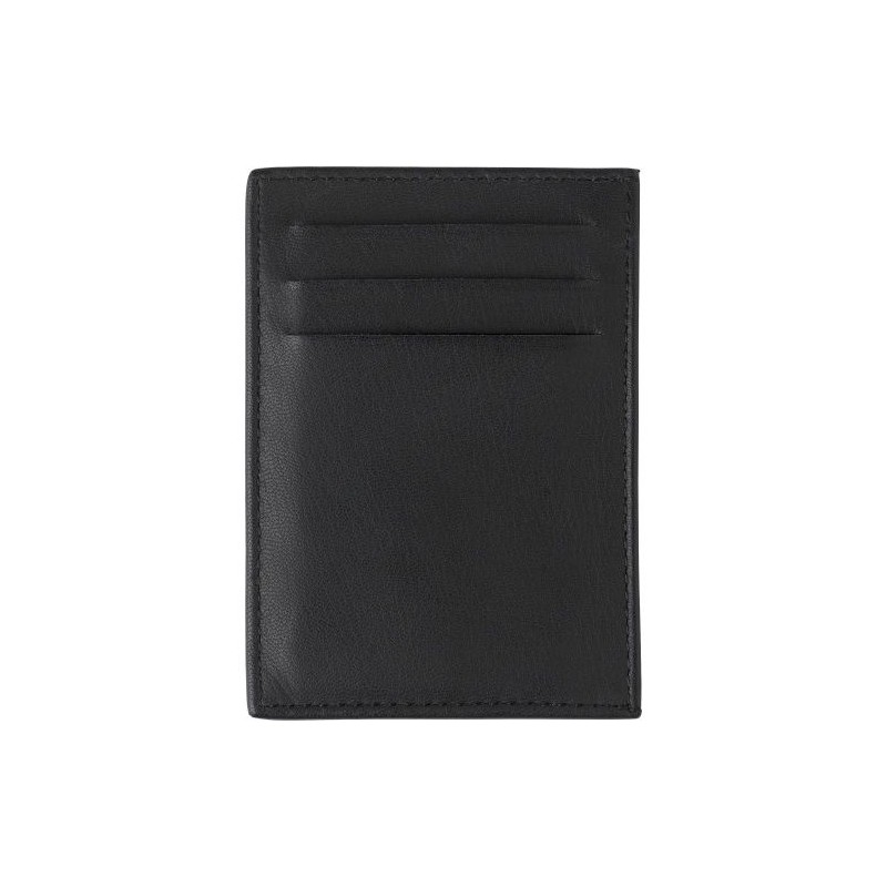 Porte-cartes RFID en cuir personnalisé Logan Matières : cuir Couleurs : noir cadeau entreprise pas cher