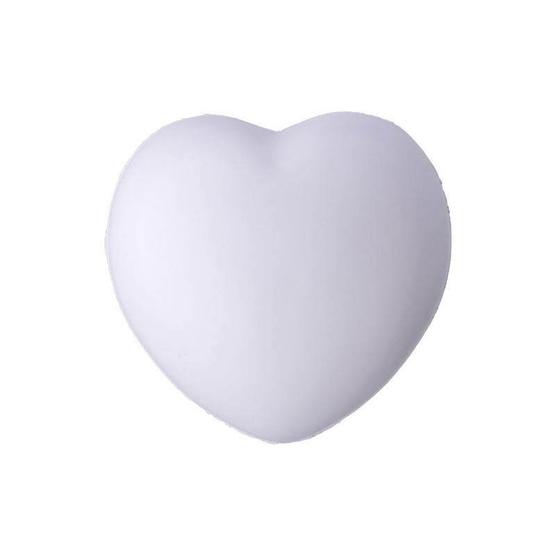 Objet anti-stress personnalisé  'Cœur' Sia Matières : plastique Couleurs : blanc