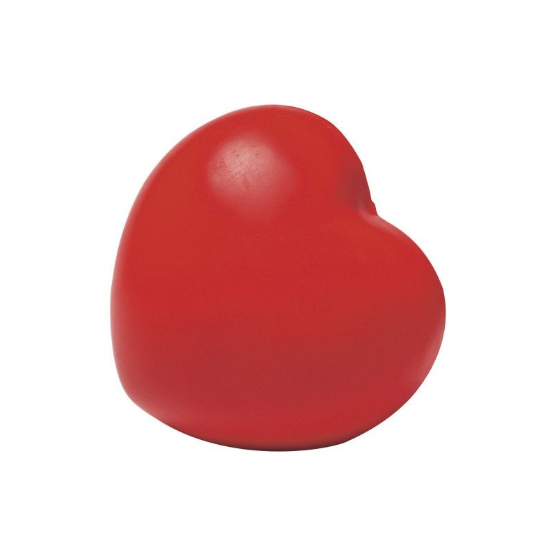 Objet anti-stress personnalisé  'Cœur' Sia Matières : plastique Couleurs : blanc impression haute définition