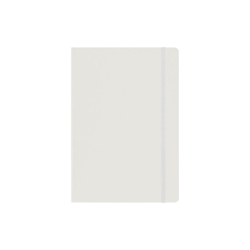 Carnet A5 Élégant de 128 pages lignées - Chanelle Matières : papier Couleurs : blanc goodies publicitaire événementiel