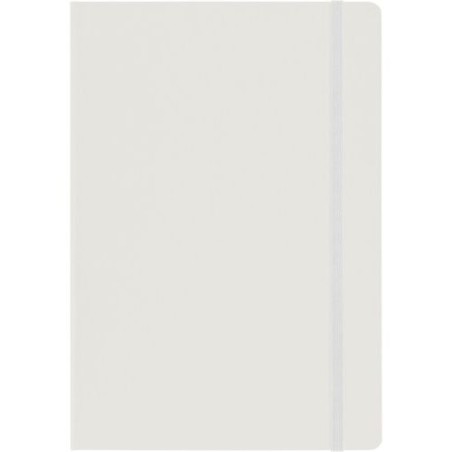 Carnet A5 Élégant de 128 pages lignées - Chanelle Matières : papier Couleurs : blanc goodies publicitaire événementiel