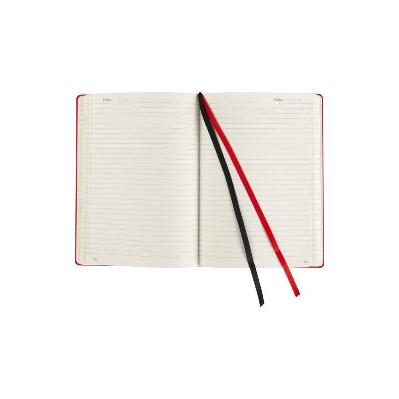 Carnet A5 Élégant de 128 pages lignées - Chanelle Matières : papier Couleurs : blanc personnalisation sur mesure