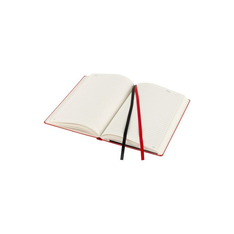 Carnet A5 Élégant de 128 pages lignées - Chanelle Matières : papier Couleurs : blanc goodies publicitaire durable