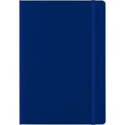 Carnet A5 Élégant de 128 pages lignées - Chanelle Matières : papier Couleurs : bleu cadeau entreprise pas cher