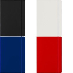 Carnet A5 Élégant de 128 pages lignées - Chanelle Matières : papier Couleurs : bleu impression haute définition