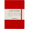 Carnet A5 Élégant de 128 pages lignées - Chanelle Matières : papier Couleurs : rouge objet publicitaire robuste
