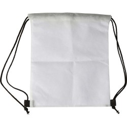 Sac à dos  en non-tissé 80 g/m² - Santino Matières : non tissé Couleurs : blanc cadeau entreprise pas cher
