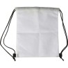 Sac à dos  en non-tissé 80 g/m² - Santino Matières : non tissé Couleurs : blanc cadeau entreprise pas cher