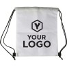 Sac à dos  en non-tissé 80 g/m² - Santino Matières : non tissé Couleurs : blanc goodies publicitaire événementiel