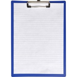 Clipboard A4 en plastique  - Nushi Matières : plastique Couleurs : noir livraison express 24h 48h
