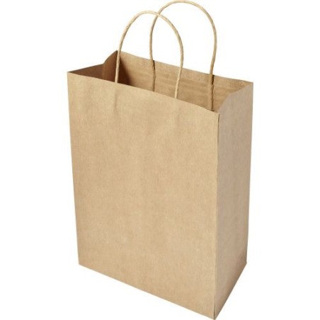 Sac Éco-responsable Personnalisé en Papier - Marina Matières : papier Couleurs : brun goodies publicitaire événementiel