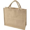 Sac shopping personnalisable en toile de jute - Ridley Matières : jute Couleurs : brun impression haute définition