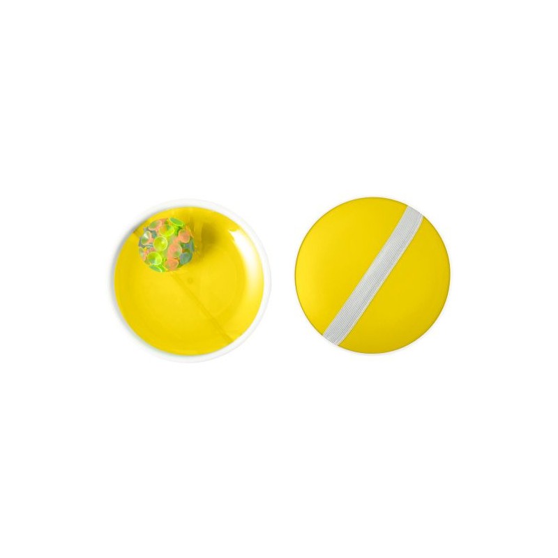 Set de 2 Raquettes Personnalisées Lottie Matières : polypropylène (PP) Couleurs : jaune