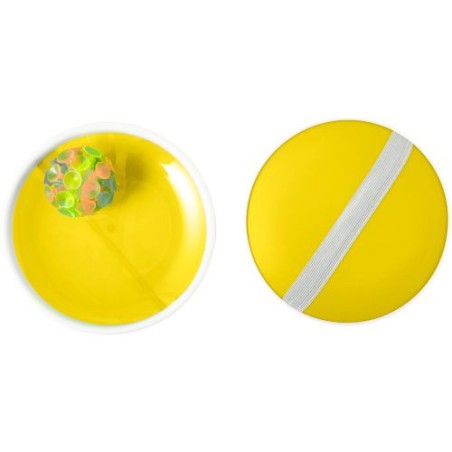 Set de 2 Raquettes Personnalisées Lottie Matières : polypropylène (PP) Couleurs : jaune