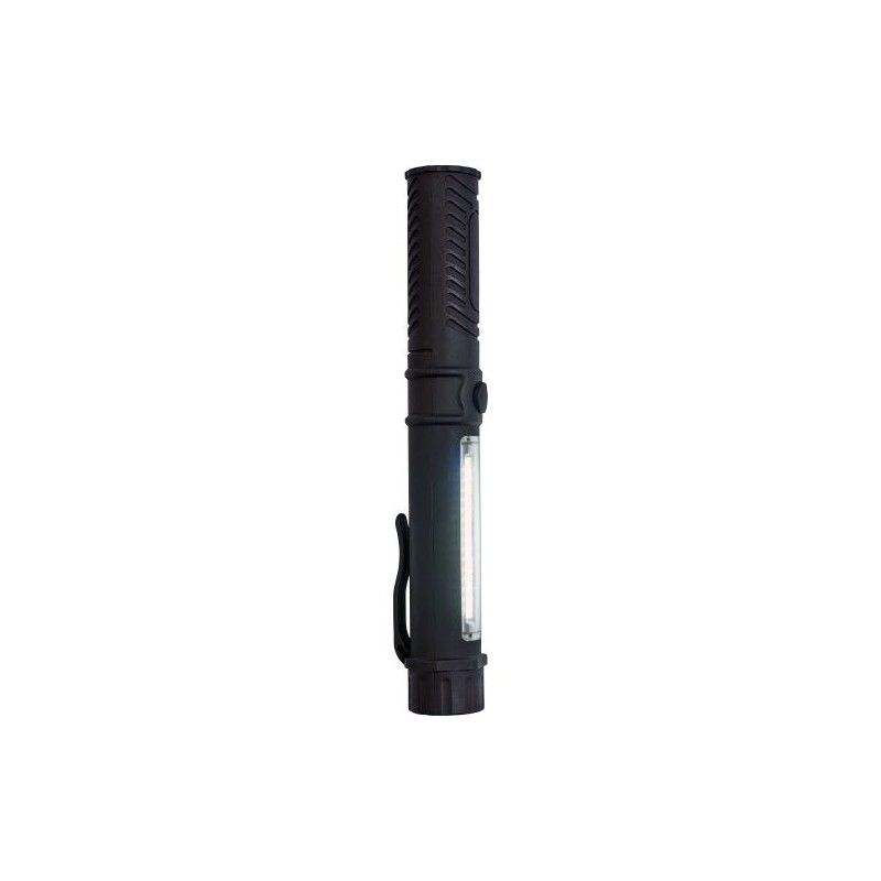 Torche LED COB Personnalisée en ABS - Dimitri Matières : plastique Couleurs : noir