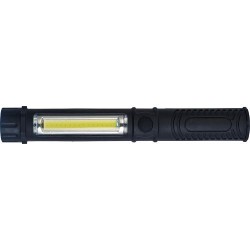Torche LED COB Personnalisée en ABS - Dimitri Matières : plastique Couleurs : noir marquage laser ultra précis