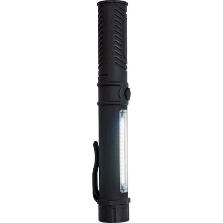Torche LED COB Personnalisée en ABS - Dimitri Matières : plastique Couleurs : noir cadeau collaborateur premium