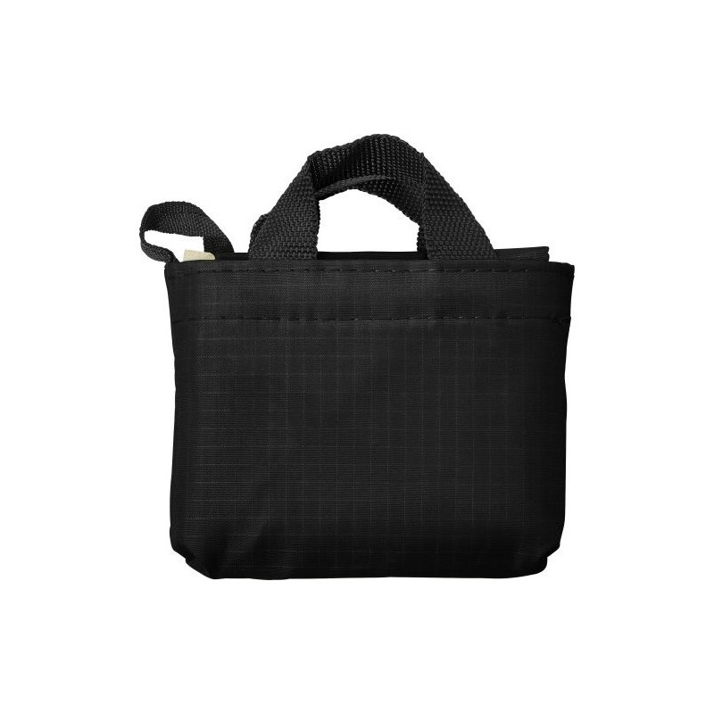 Sac Shopping Pliable Éco-responsable Personnalisé - Wes Matières : tissu Couleurs : noir