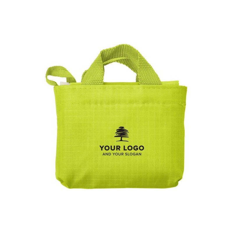Sac Shopping Pliable Éco-responsable Personnalisé - Wes Matières : tissu Couleurs : noir cadeau client original