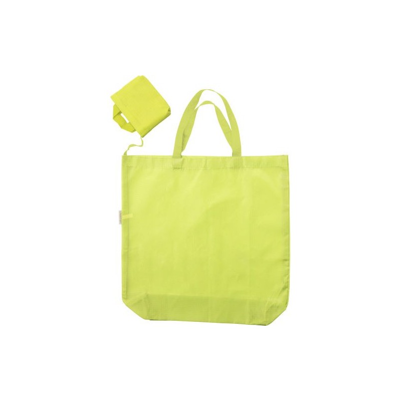 Sac Shopping Pliable Éco-responsable Personnalisé - Wes Matières : tissu Couleurs : bleu personnalisation sur mesure