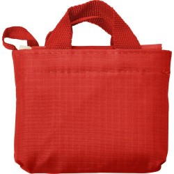 Sac Shopping Pliable Éco-responsable Personnalisé - Wes Matières : tissu Couleurs : rouge cadeau entreprise pas cher