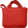 Sac Shopping Pliable Éco-responsable Personnalisé - Wes Matières : tissu Couleurs : rouge cadeau entreprise pas cher