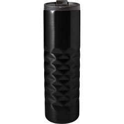 Bouteille isotherme personnalisée en acier de 450 ml - Kamir Matières : acier inoxydable Couleurs : noir