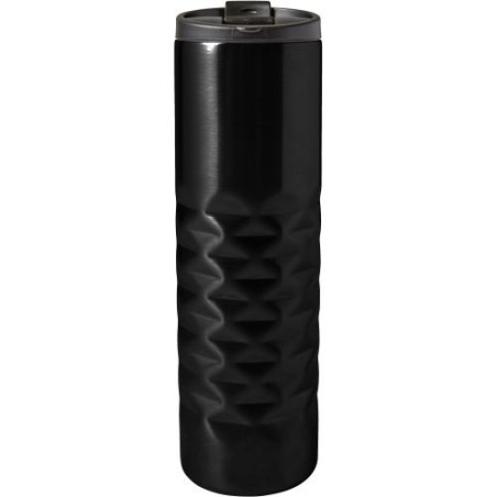 Bouteille isotherme personnalisée en acier de 450 ml - Kamir Matières : acier inoxydable Couleurs : noir